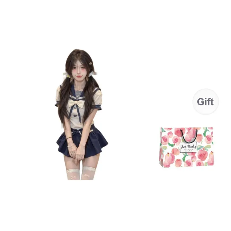 Qiuerle Two Piece Skirt Sets Women's-3
