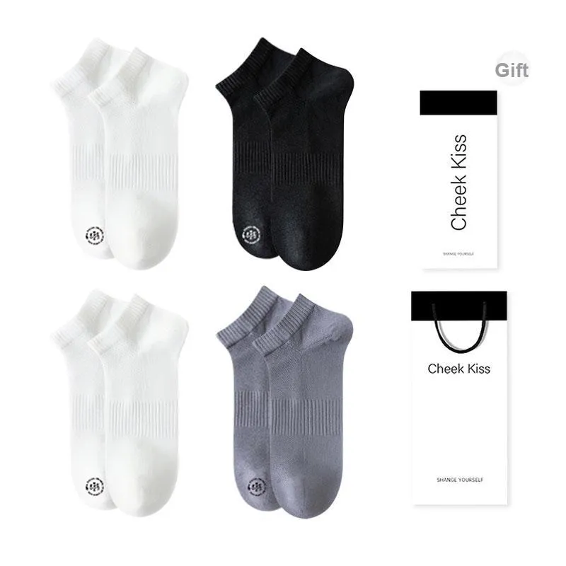 Cheekkiss Ankle Socks Men's Box 4 Pack-5