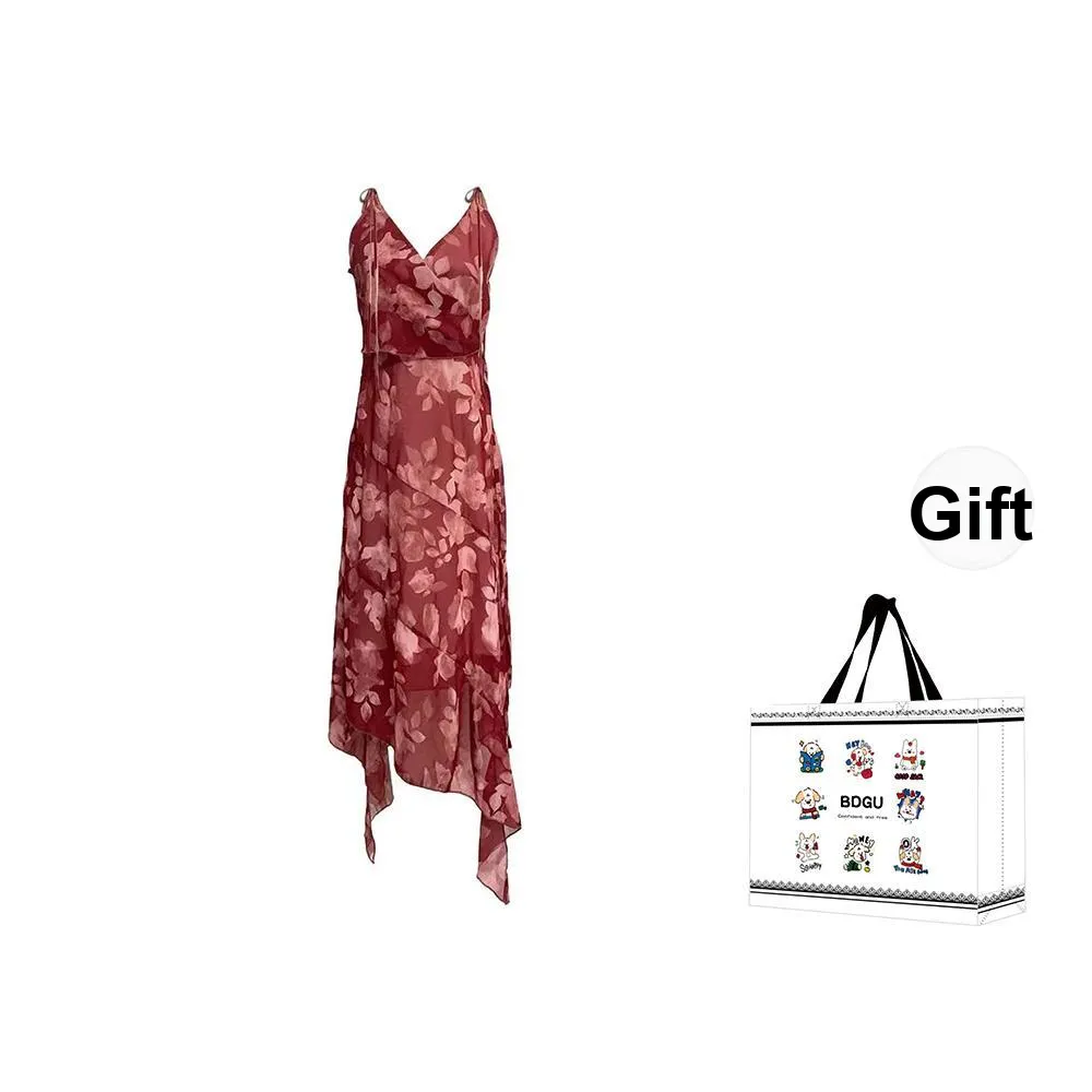 BDGU Slip Dresses Women's Red