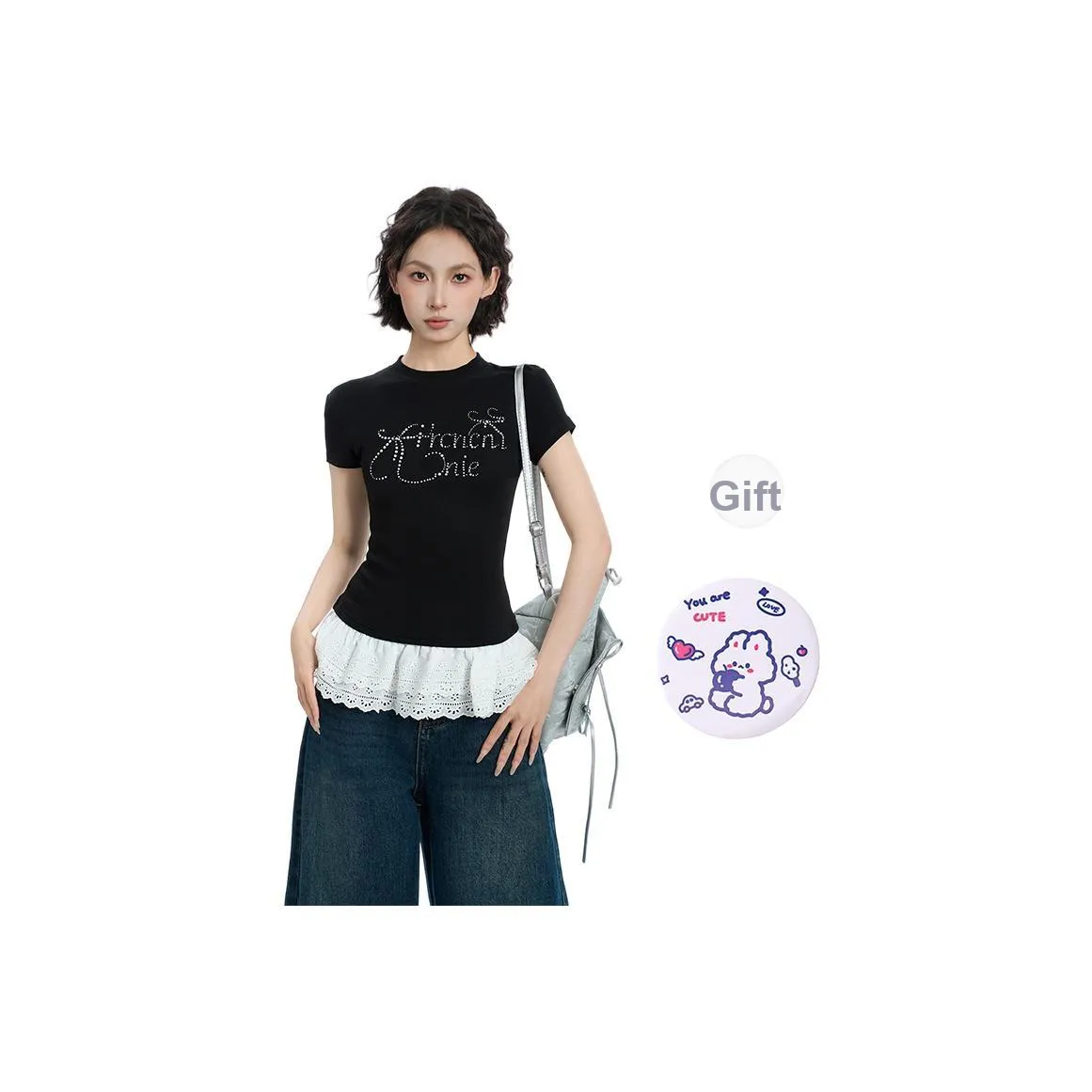 EVPGB T Shirts Women's Black
