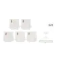 5A White Handle+White Jacquard+V-Shape Jacquard+White Chain+White Chain
