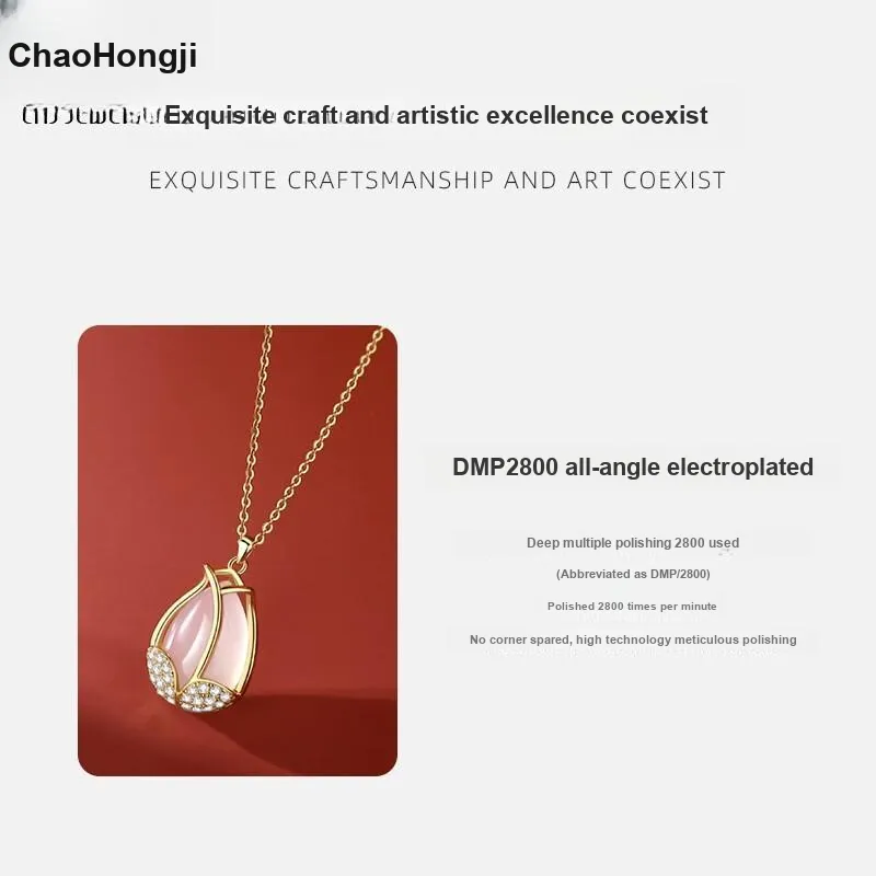CHAOHONGJI Chalcedony Necklaces Women's-2