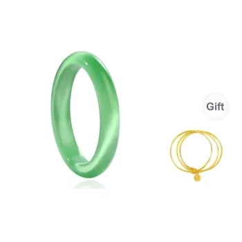 ZHUOJIN Glass Cat Eye Bangles Unisex