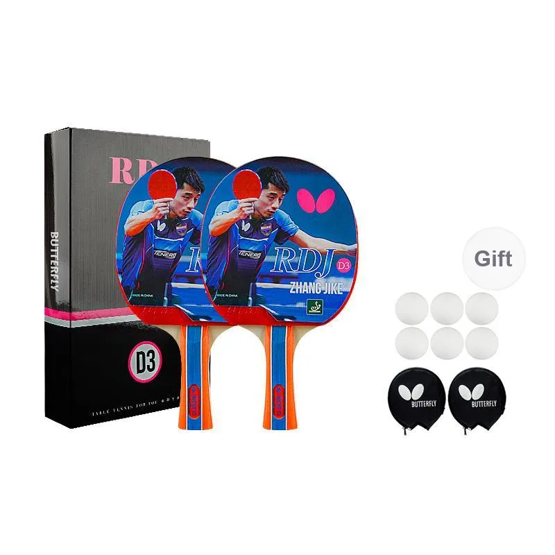 Butterfly Ping Pong Paddles Red-8
