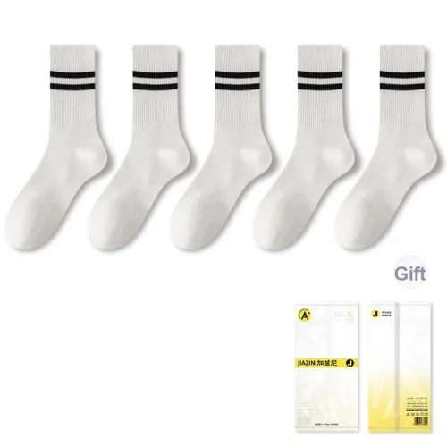 JIAZINI Knee High Socks Unisex 5 Pack