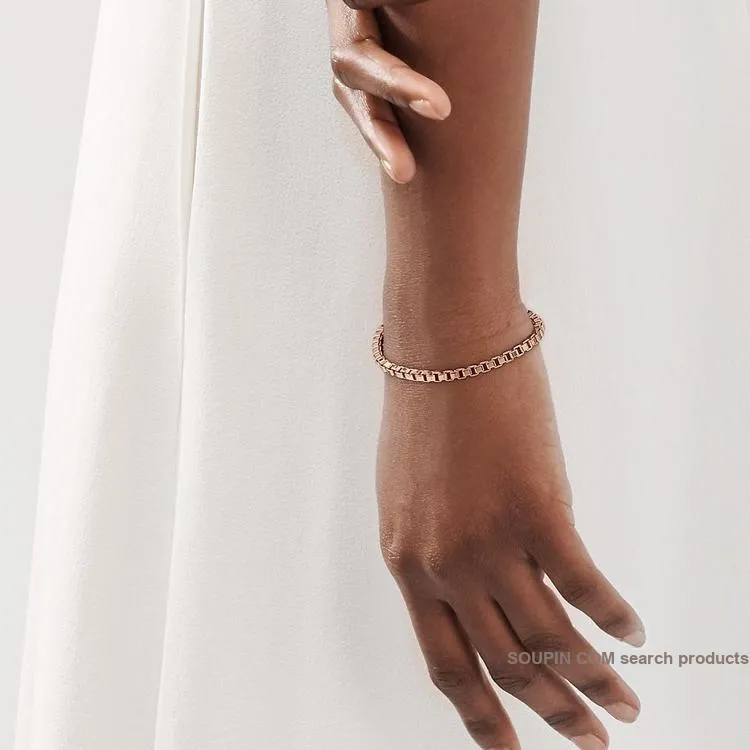 TIFFANY & CO. 18K Rose Gold Bracelets Unisex-2