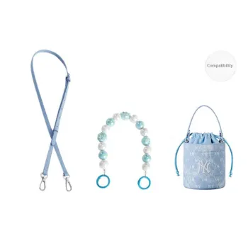 Jingxi Cow Leather Bag Strap Women's Blue