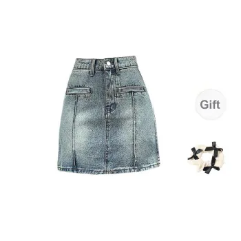 CPAURA Denim Short Skirts Women's