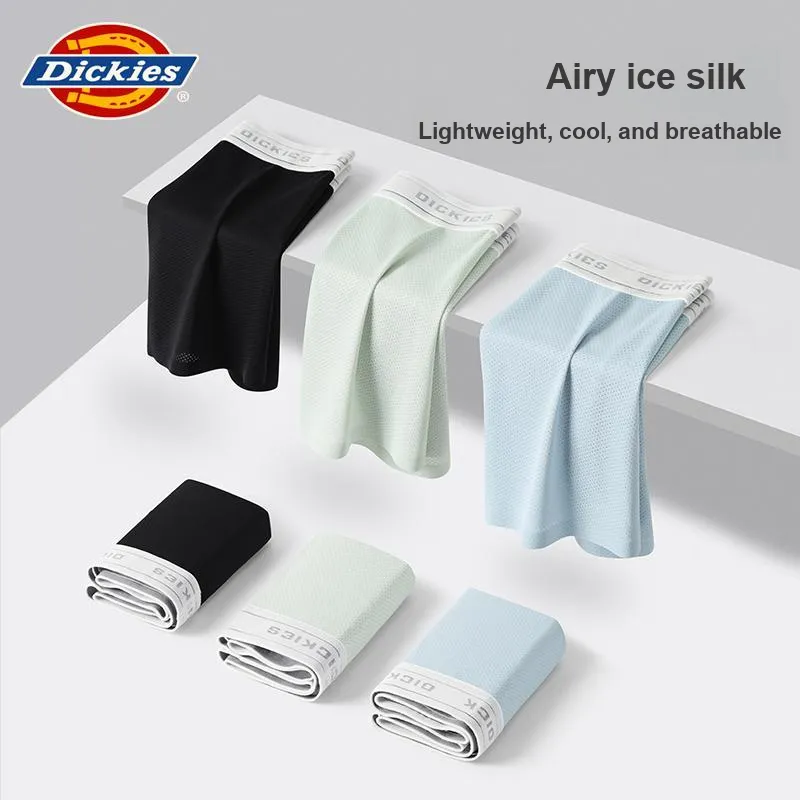 Dickies Underpants Men's Solid Color Comfortable And Breathable Skin Friendly Boxer 3 Pack Gift Box Set-20