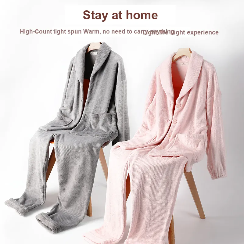 SEPTWOLVES Pajama Set Fall And Winter Men's-4