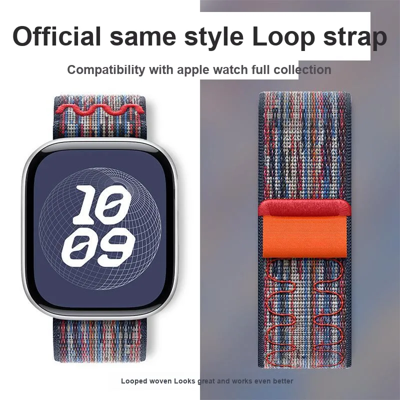 LOVINGCOOL Apple Compatibility Watch Band Nylon Material-2