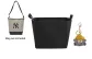 Black Felt Liner+Small Coal Ball Pendant (Bag Not Included)