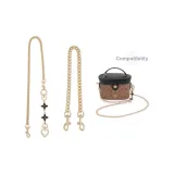 [Underarm One Shoulder]Four-Leaf Clover Chain 75cm+Decorative Chain 45cm