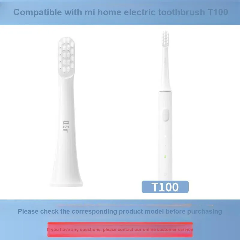 O.Sir Compatibility  Xiaomi T100 Electric Toothbrush Head Cleaning Universal Replacement Soft Tip-7