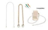 1.2mm-Width Pearl Chain 110+30cm Decorative Chain