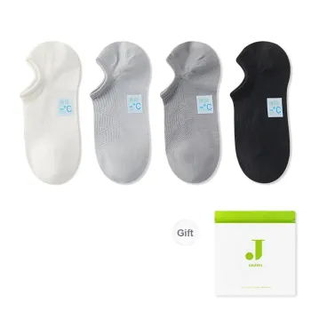 JIAZINI No Show Socks Men's 4 Pack