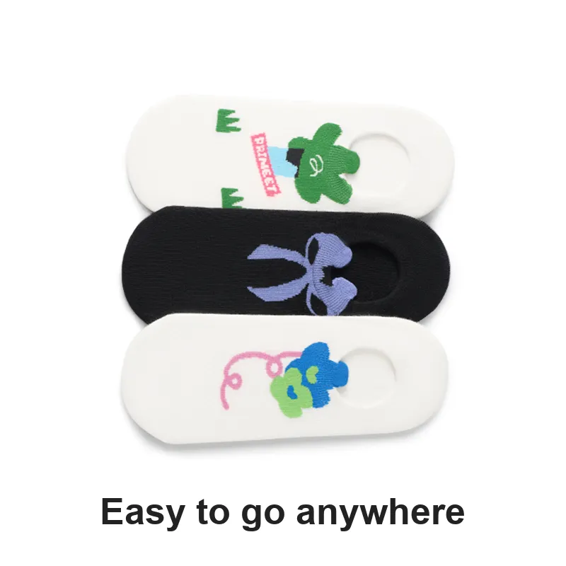 Primeet No Show Socks Summer Women's 5 Pack-23