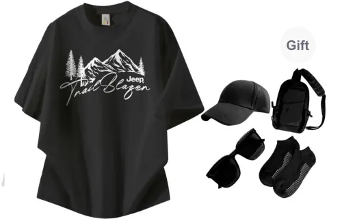 Jeep T Shirt Unisex Includes Free Travel Set