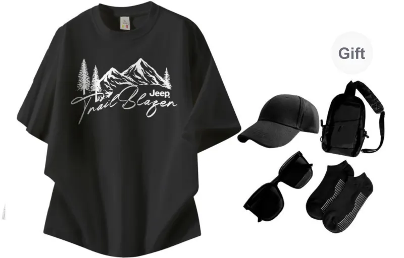 Jeep T Shirt Unisex Includes Free Travel Set-0