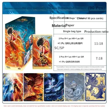 KAYOU Ne Zha  The Magic Child Stirs The Sea Movie Collectible Card, Battle Sky Pack Vol. 2 IP/Anime Cards Whole Box