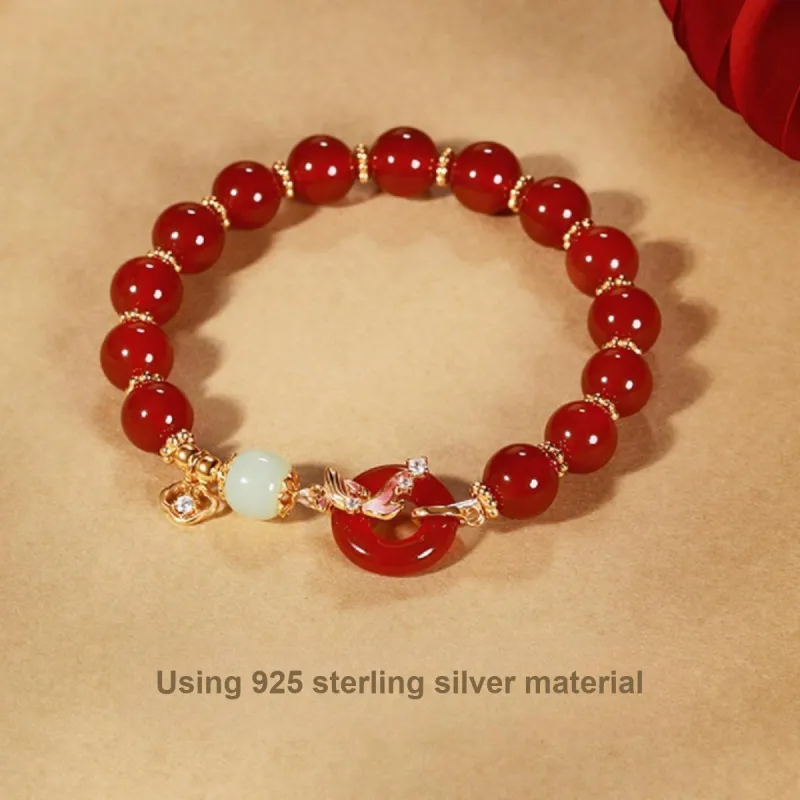 CHOW TAI KING Hetian Jade Bracelets Green Jade Women's-2