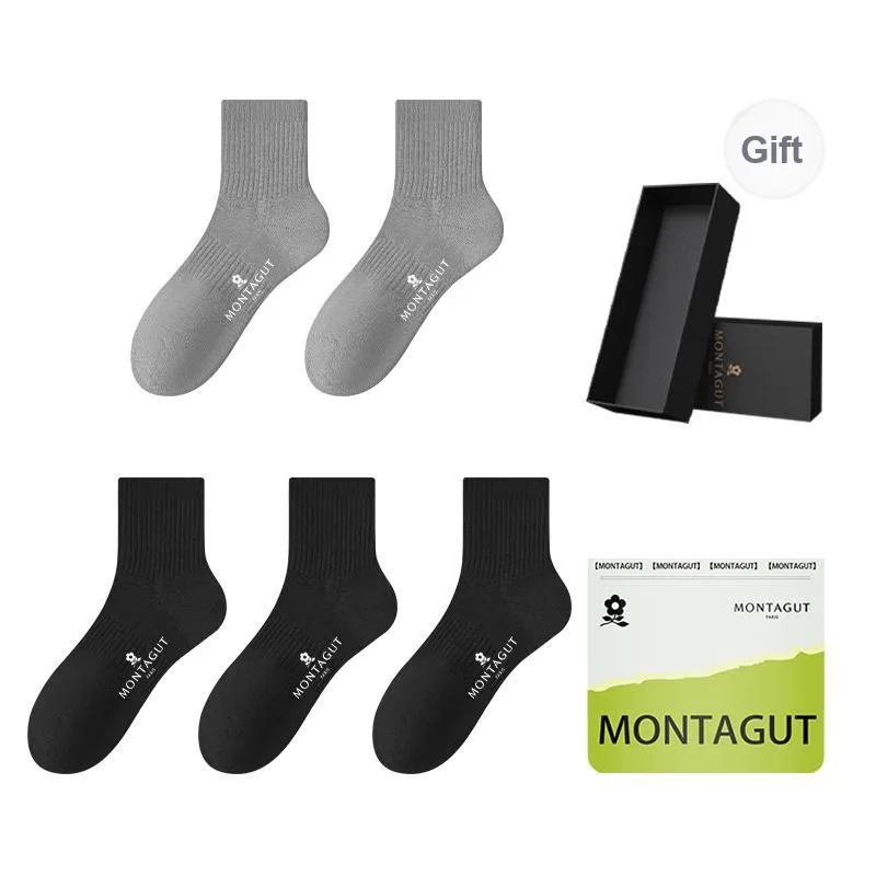 Montagut Mid Calf Socks Men's 5 Pack-24