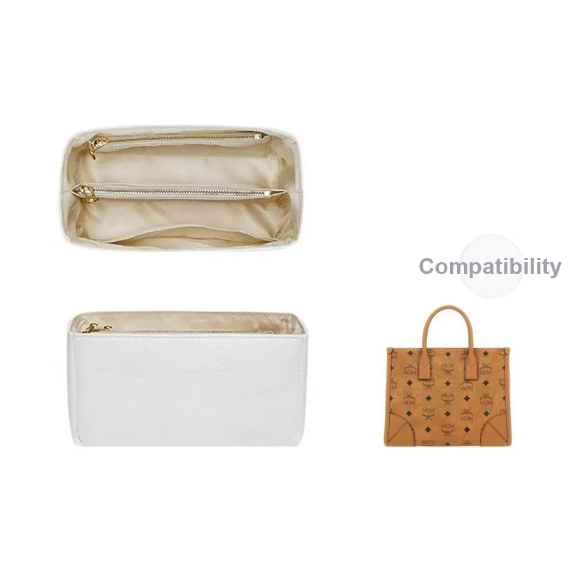 DuPont Paper Waterproof Compartment Storage Bag Accessory Women's White/Multicolor
