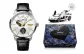 Gold Needle Silver Case White Dial