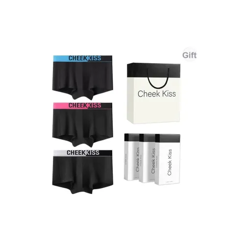 Cheekkiss Подарочная коробка с нижним бельем мужские роскошные комфортные и дышащие боксеры 3 упаковки