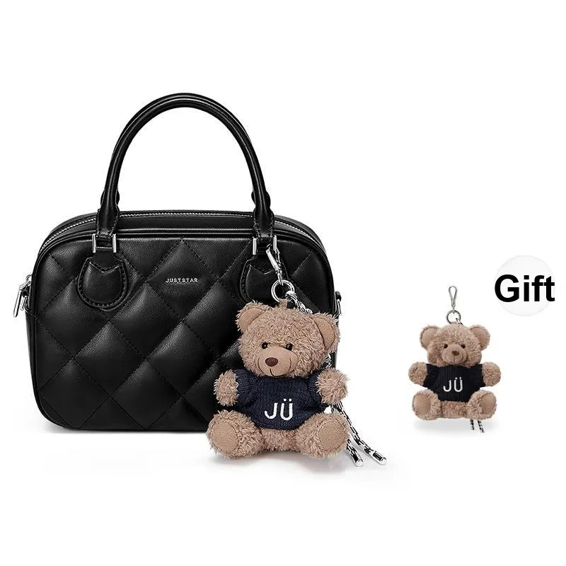 JUST STAR Synthetic Leather Crossbody One Shoulder Handbag Regular Women's Multicolor-0