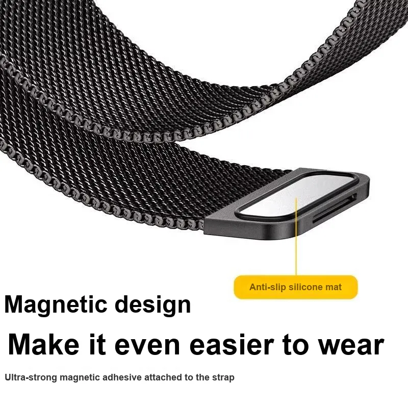PULAISI Apple Compatibility Watch Band 200mm Stainless Steel Material-3