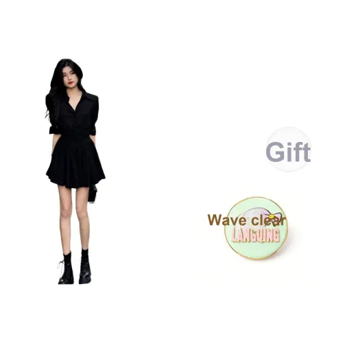 LANGQING Длинное платье с длинными рукавами женское