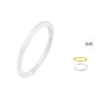 Yuanyanghuangjin Chalcedony Bangles Women's