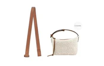 Lan Bao Fan Cow Leather Shoulder Strap Bag Accessory Women's Brown