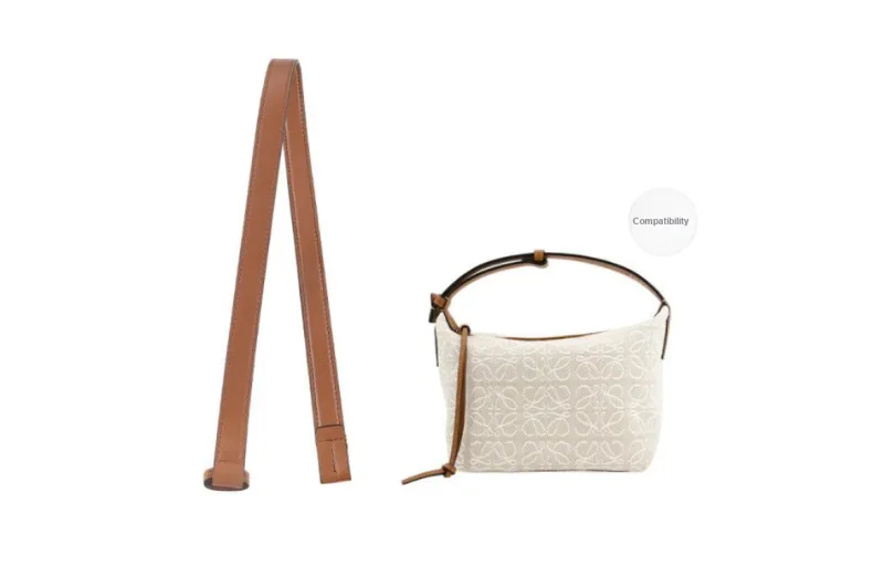 Lan Bao Fan Cow Leather Shoulder Strap Bag Accessory Women's Brown-0
