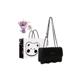 Black+Exclusive Shopping Bag+Greeting Card+Dried Flower