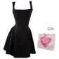 Black Cropped Dress+Box