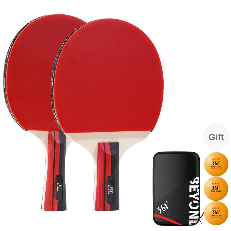 361° Ping Pong Paddles Unisex Red-5