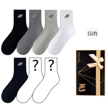 KJ Mid Calf Socks Men's Gift Box 7 Double Packs