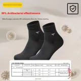 Круглые 6 пар в комплекте с коробкой (6 пар черного цвета)