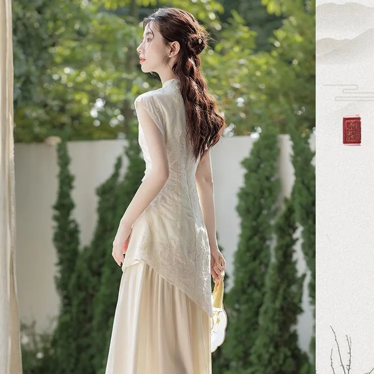 SONDR Sleeveless Dresses Women's Ecru-5