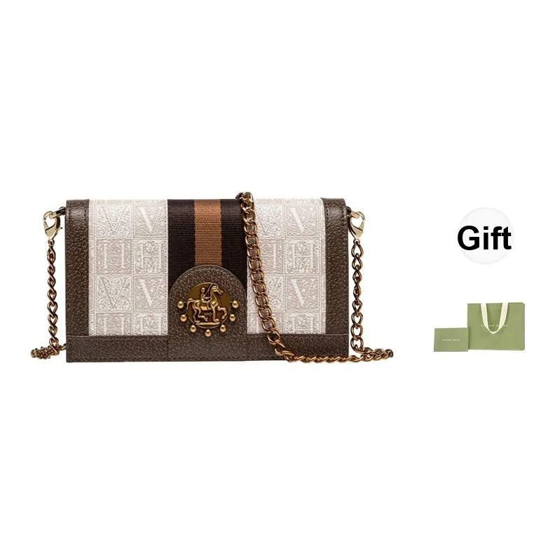 VANESSA HOGAN Монограмма PVC Маленькая Квадратная Сумка Чехол для телефона Ручная Сумка через плечо Женская Абрикосовая