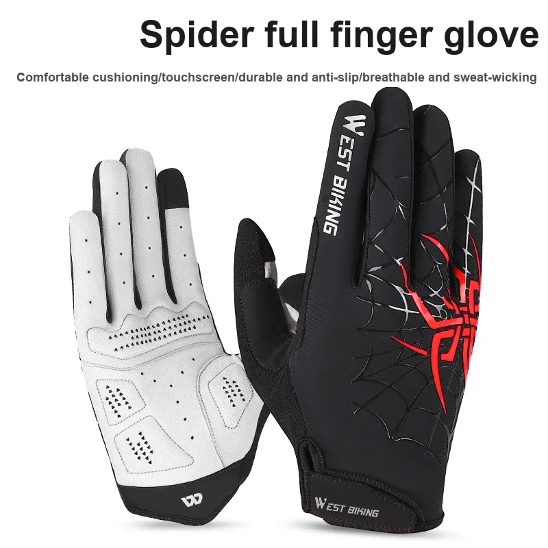 WEST BIKING Riding Equipment Cycling Glove Outdoor Unisex Polyamide-12