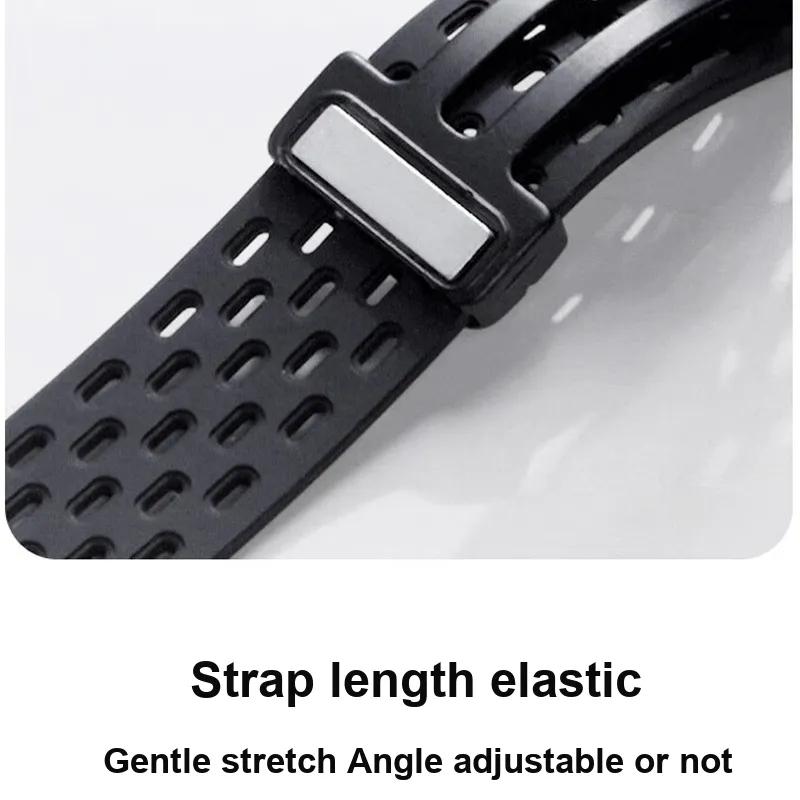 IBOANN Huawei Compatibility Watch Band Wrist 135~220mm Silicone Material-12