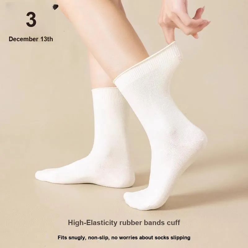 Thirteen day Season Mid Calf Socks Women's 4 Pack-32