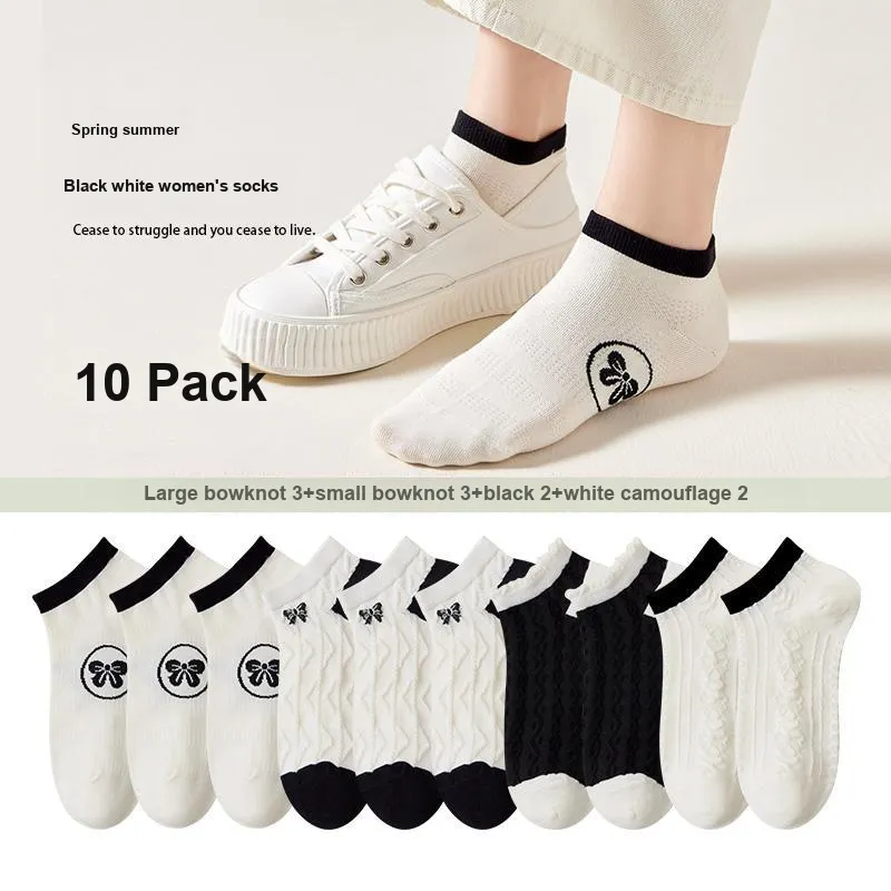 Lan Miao Ankle Socks Women's 10 Pack-10