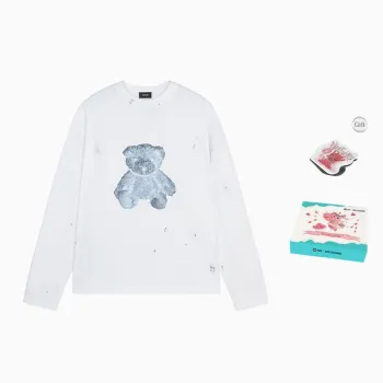 WE11DONE Teddy Bear Cotton Sweatshirt