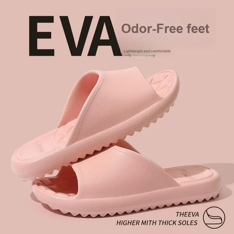 Foot Recreation Diamond Pattern Slip Resistant Comfortable Quiet EVA Minimalist Style All Season Home Slippers-27