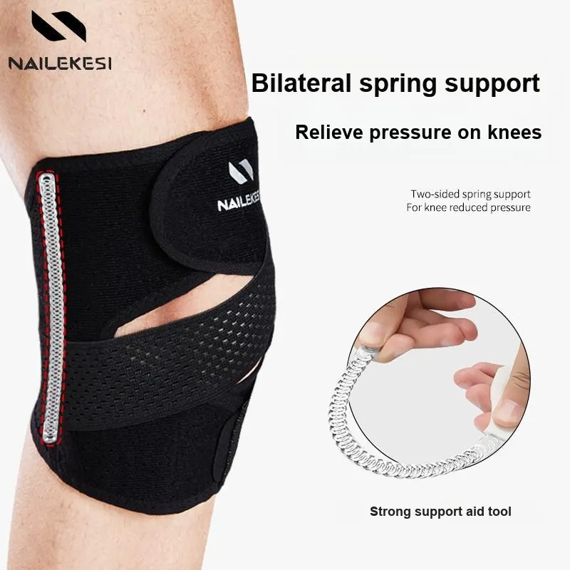 NAILEKESI Knee Pads Polyester Running Fitness Unisex-3