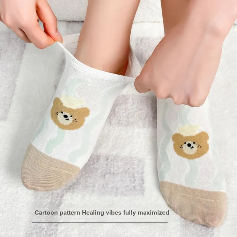JIAZINI No Show Socks Women's 3 Pack-3
